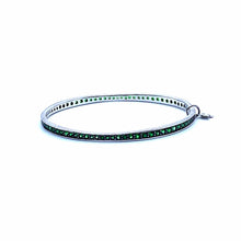 Load image into Gallery viewer, Terra Tsavorite Silver Bangle - Coomi