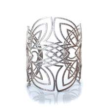 Load image into Gallery viewer, Lotus Flower Sterling Silver Cuff - Coomi
