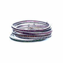 Load image into Gallery viewer, Terra Tsavorite Silver Bangle - Coomi