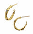 Small Gold and Diamond hoop - Coomi