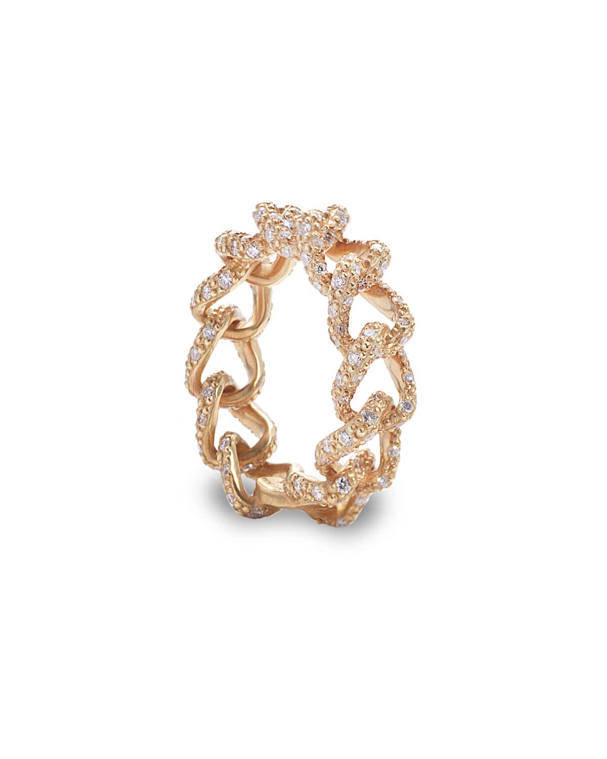 The Diamond Chain Band Ring - Coomi