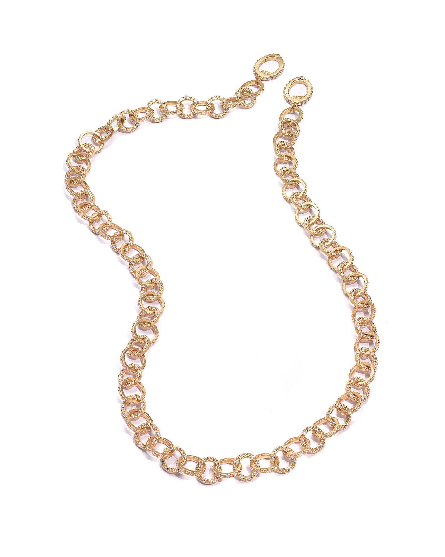Diamond Link Short Chain Necklace - Coomi