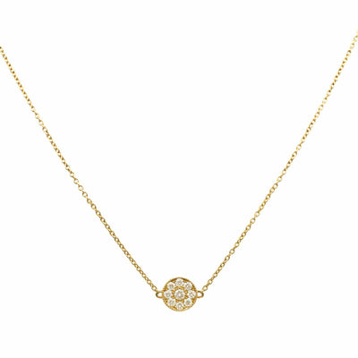 Round Disk Opera Necklace