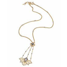 Load image into Gallery viewer, The Blue Lotus Drop Necklace - Coomi
