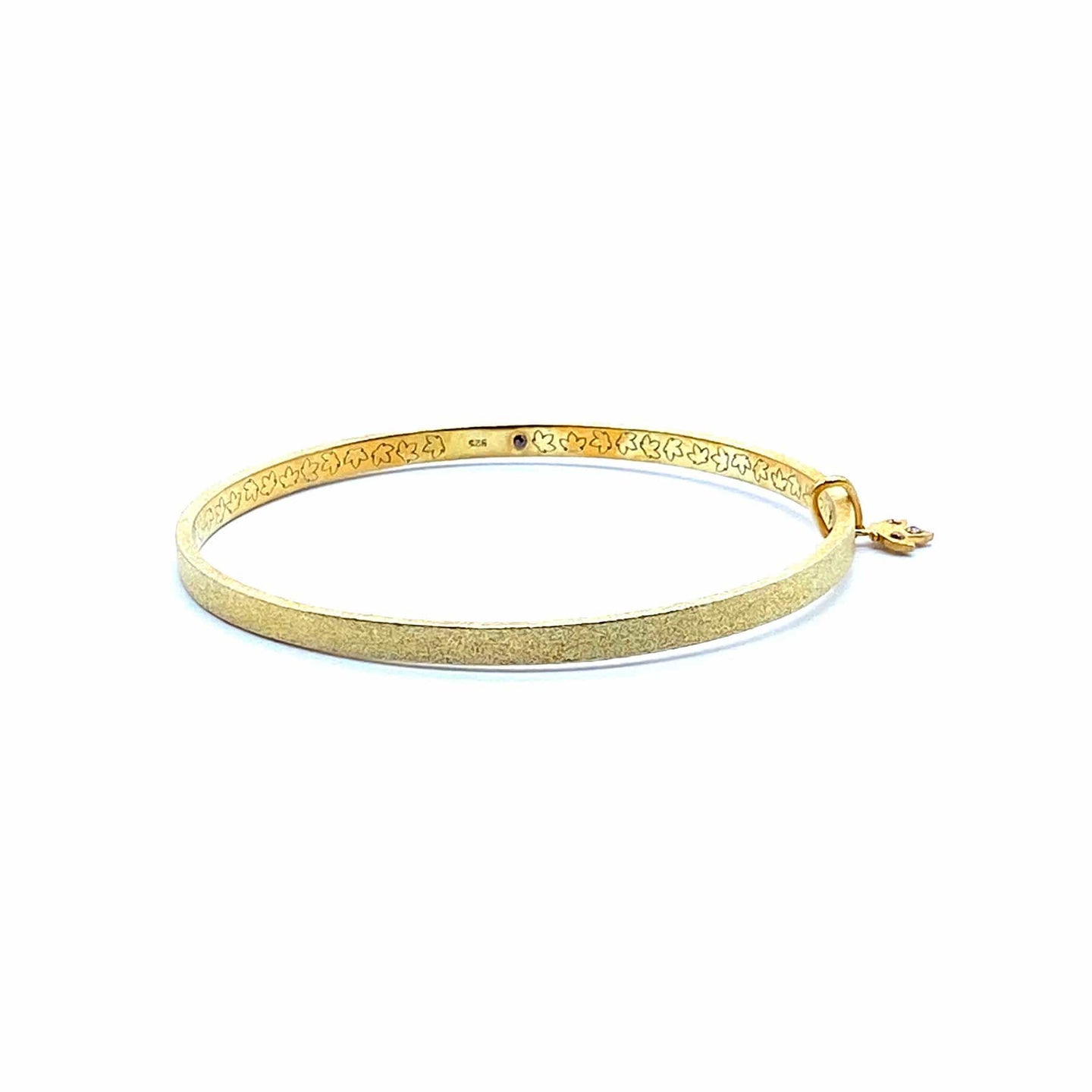 Terra yellow Gold Plated Sterling Bangle - Coomi