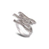 Sterling Silver Diamond Line Ring - Coomi