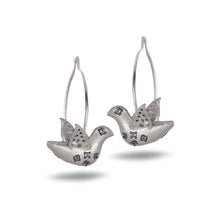 Load image into Gallery viewer, Sterling Silver Iolite Dove Drop Earrings - Coomi
