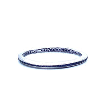 Load image into Gallery viewer, Tribal iolite Wave Bangle 5mm Thick - Coomi
