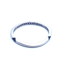 Load image into Gallery viewer, Tribal iolite Wave Bangle 5mm Thick - Coomi
