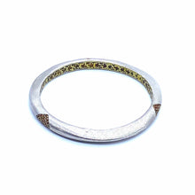 Load image into Gallery viewer, Tribal citrine Wave Bangle 5mm Thick - Coomi
