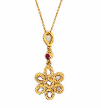 Load image into Gallery viewer, Eternity 20K Ruby Drop Necklace - Coomi
