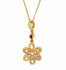 Eternity 20K Ruby Drop Necklace - Coomi