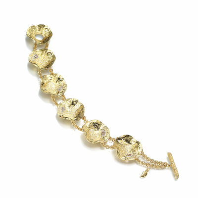 Serenity Cactus Flower Diamond Bracelet