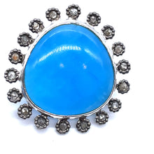 Load image into Gallery viewer, Smithsonite and Diamond Earrings - Coomi
