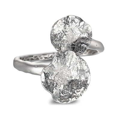 Serenity Sterling Bypass Cuff