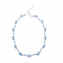 Load image into Gallery viewer, Dune Silver and Blue Topaz Necklace - Coomi

