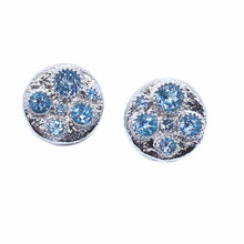 Load image into Gallery viewer, Dune Sterling Silver Blue Topaz Stud Earrings - Coomi
