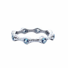 Load image into Gallery viewer, Dune Sterling Silver Blue Topaz Bangle - Coomi
