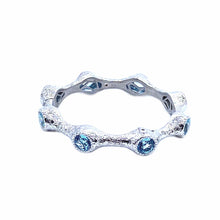 Load image into Gallery viewer, Dune Sterling Silver Blue Topaz Bangle - Coomi
