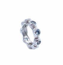 Load image into Gallery viewer, Dune Sterling Silver Blue Topaz Several Stones Ring - Coomi
