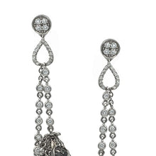Load image into Gallery viewer, Trinity Earring Set In 20K Gold With Double Strand Brown Diamond Beads - Coomi
