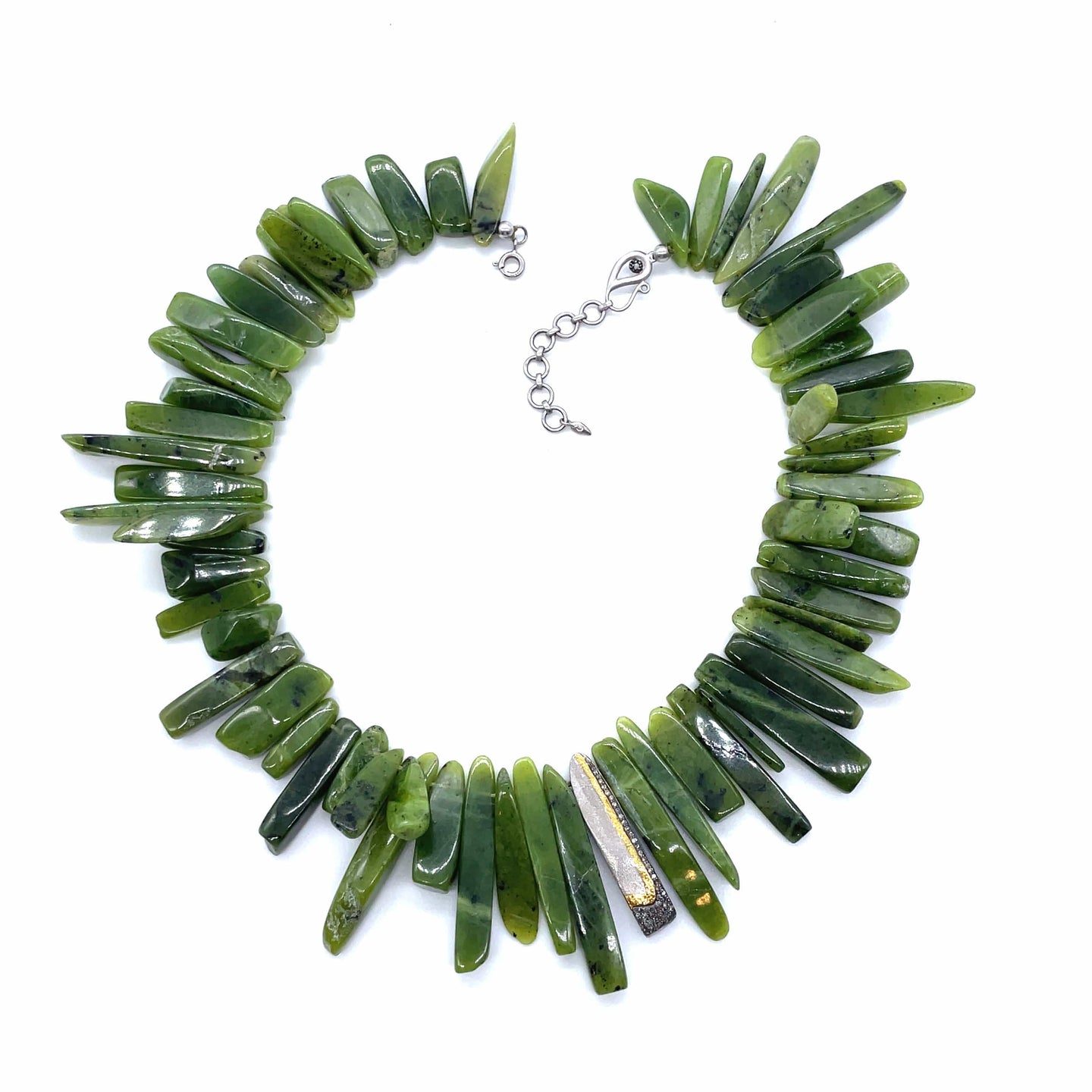 Jade and Diamond Necklace - Coomi