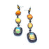Sterling Silver Long Drop Opal Earrings - Coomi