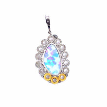 Load image into Gallery viewer, Sterling Silver Opal Pendant - Coomi
