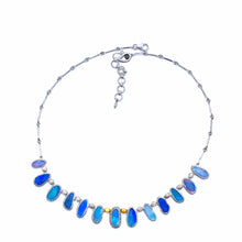 Load image into Gallery viewer, Sterling Silver Opal Necklace - Coomi
