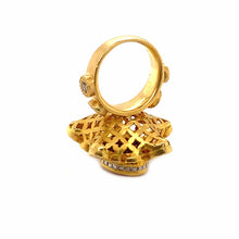 Load image into Gallery viewer, Luminosity Cocktail Ring with Diamonds and Ruby - Coomi
