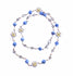 Blue Agate and Crystal Sterling Silver Long Necklace - Coomi
