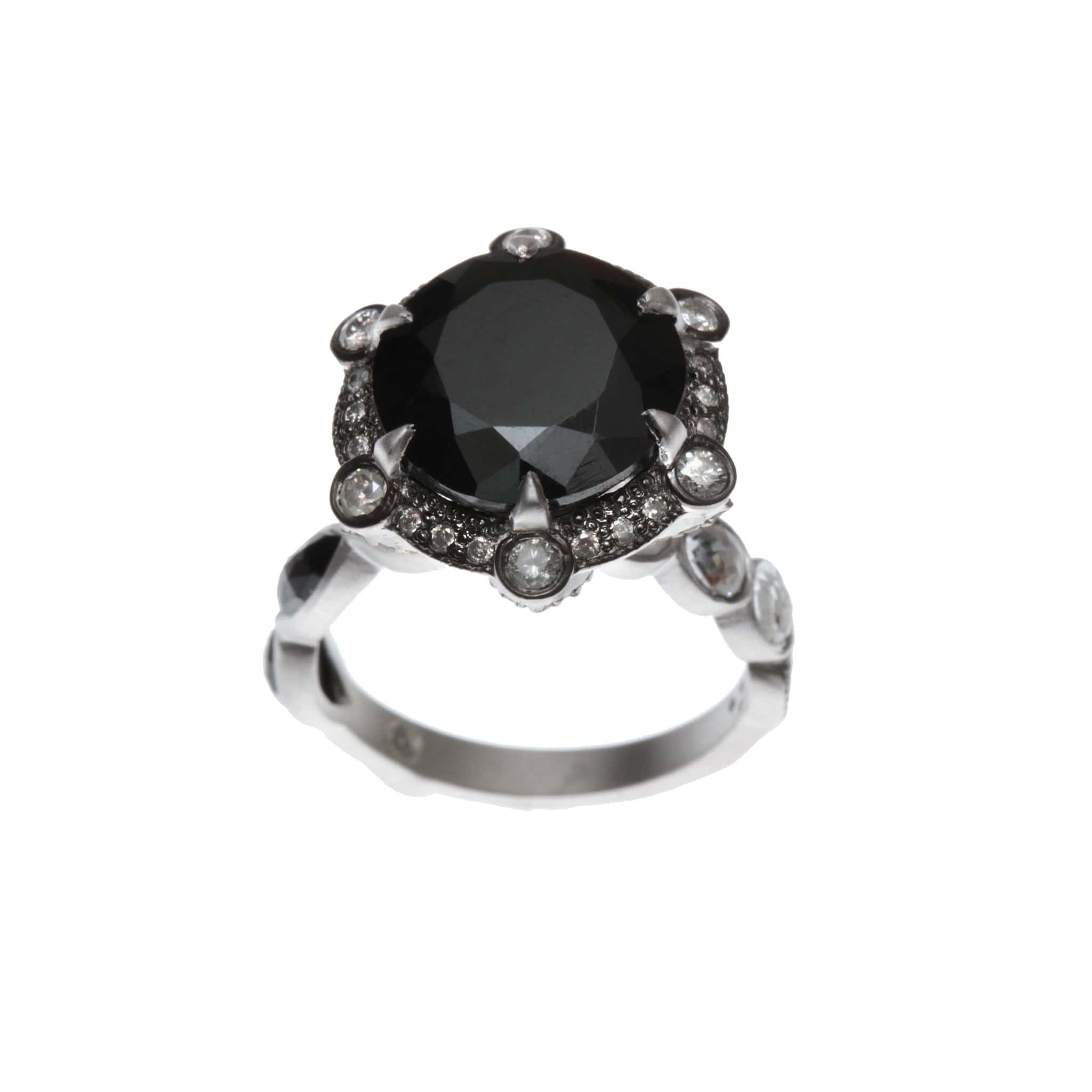 Sterling Silver Vitality Black Spinel Ring - Coomi