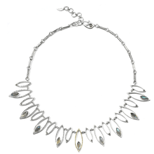 Load image into Gallery viewer, Sterling Silver LAbradorite Necklace - Coomi
