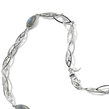 Load image into Gallery viewer, Silver Labradorite Necklace - Coomi
