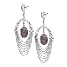 Load image into Gallery viewer, Sterling Silver Labradorite Chandelier Earring - Coomi
