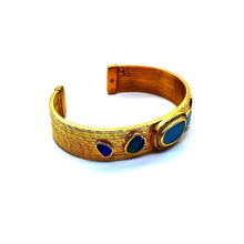 Load image into Gallery viewer, Sterling Silver and 22k Gold Opal Bracelet - Coomi

