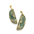 Long Antiquity Earrings with Antique Roman Glass and Diamonds - Coomi
