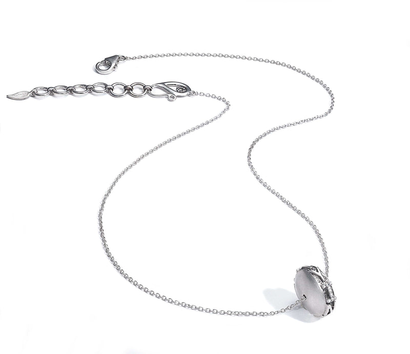 Sterling Silver Sagrada "Infinity" Diamond Necklace