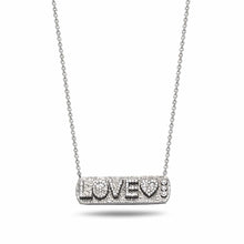 Load image into Gallery viewer, Sterling Silver Sagrada Passion &quot;Love&quot; Diamond Necklace - Coomi
