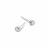 Sterling Silver Diamond Stud Earrings - Coomi