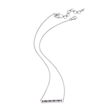 Load image into Gallery viewer, Sterling Silver Black Topaz and Diamond Bar Necklace - Coomi
