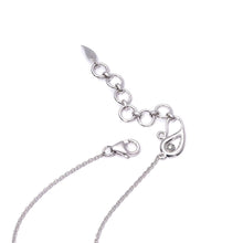 Load image into Gallery viewer, Sterling Silver White Topaz and Diamond Bar Necklace - Coomi
