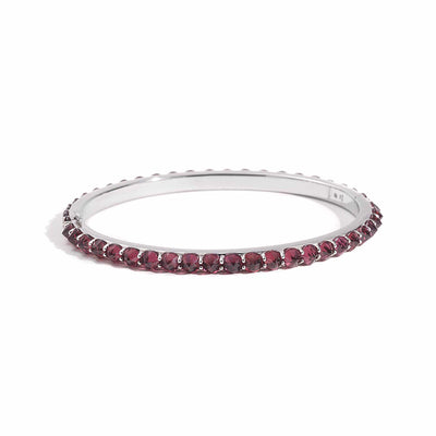 Sterling Silver Rhodolite Bracelet