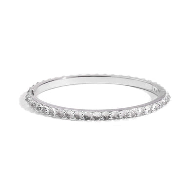 Sterling Silver White Topaz Bracelet