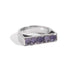 Sterling Silver Iolite Bar Ring - Coomi