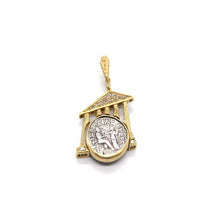 Load image into Gallery viewer, Antiquity Partian Coin Pendant with Rose-Cut Diamonds - Coomi
