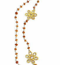 Load image into Gallery viewer, Affinity 20K Hessonite Flower Necklace - Coomi

