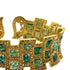 Luminosity 20K Yellow Gold Emerald Mosaic Cuff - Coomi