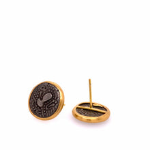 Load image into Gallery viewer, Antiquity 20K Yellow Gold Coin Earring Studs - Coomi
