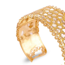 Load image into Gallery viewer, 20K Wide Luminosity Diamond Cuff Bracelet - Coomi
